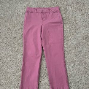 Old Navy Mauve Pixie Straight Pants